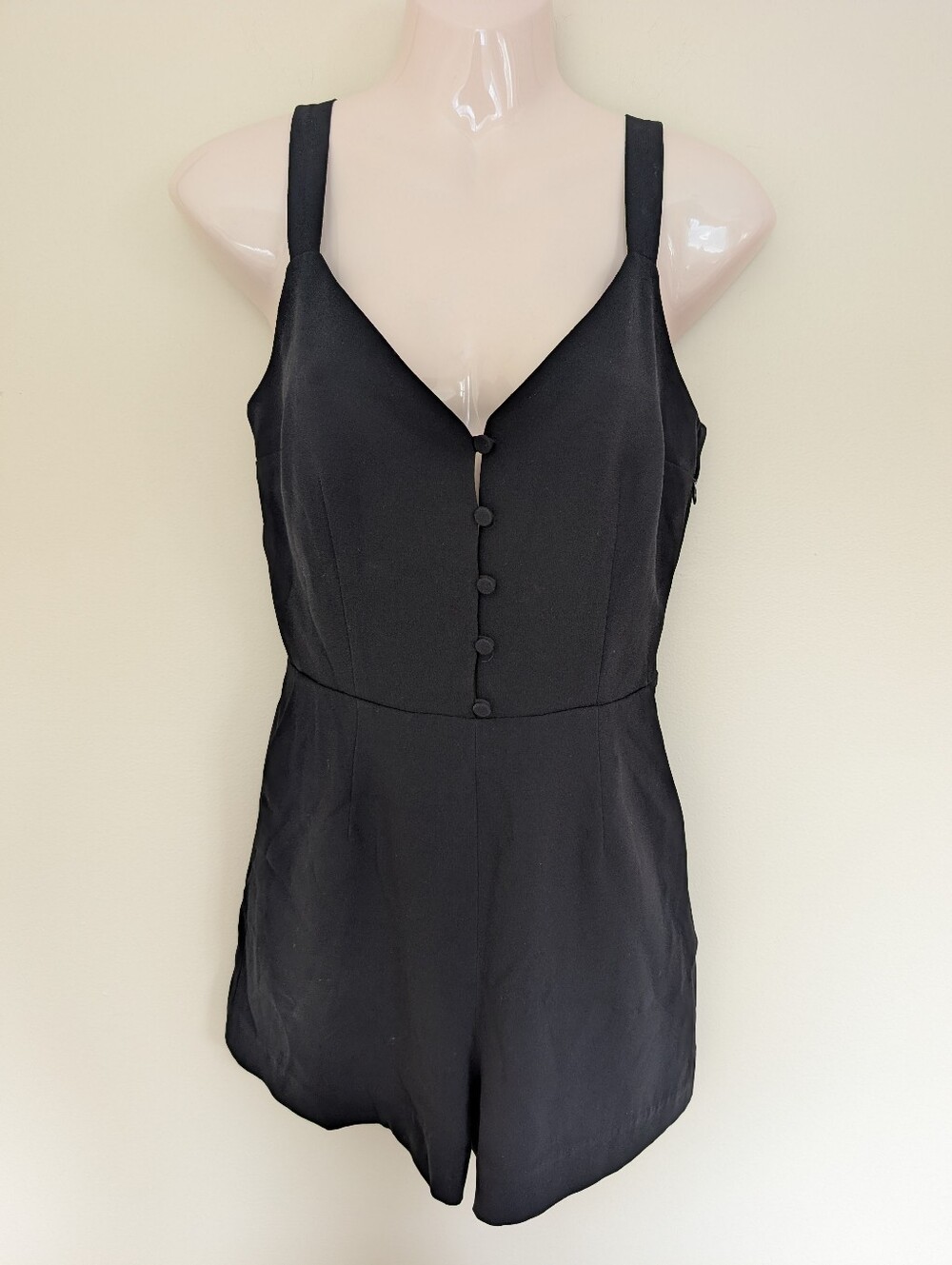 Aritzia Little Moon Black Romper 0
